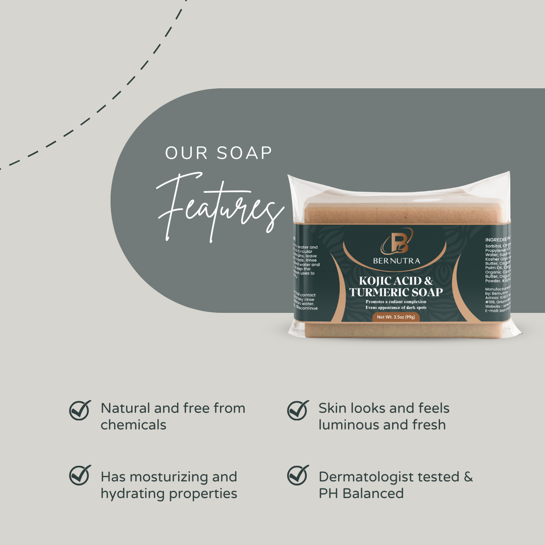 Kojic Acid & Turmeric Soap